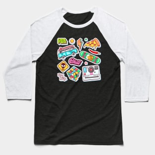 Sticker Abstract Baseball T-Shirt